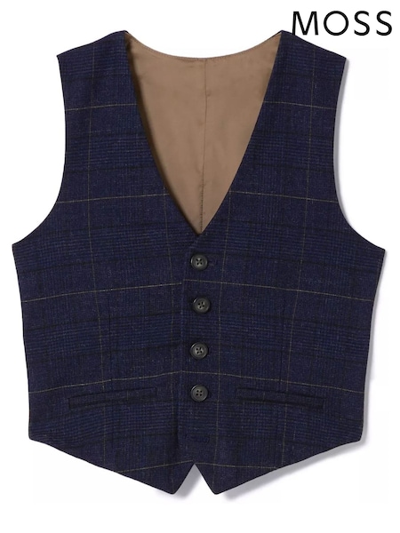 MOSS Boys Check Waistcoat (467742) | €37