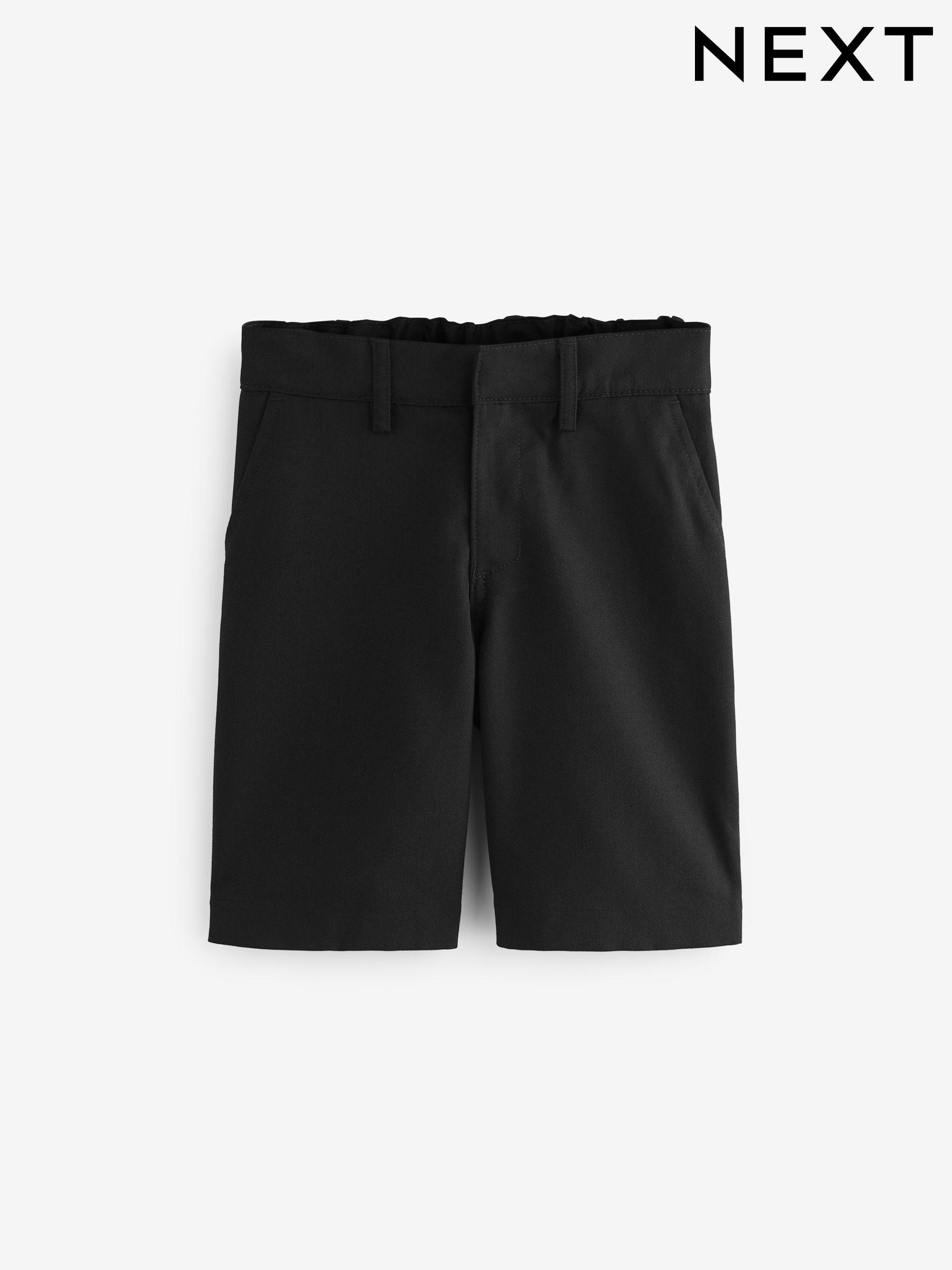 Boys Shorts Black Plain Chino Next Luxembourg