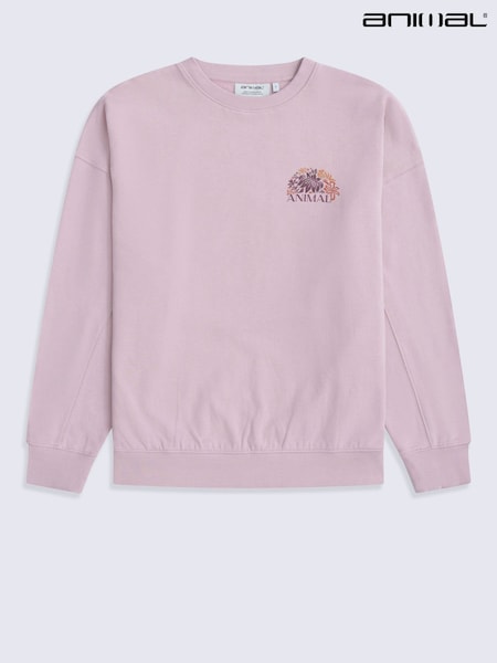 Pink - Animal Dakota Graphic Sweatshirt