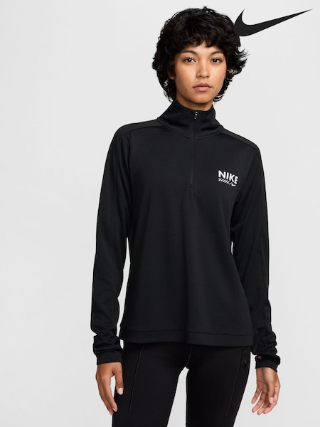 črna - Nike Pacer Half Zip Long Sleeve Running Top (467925) | € 30