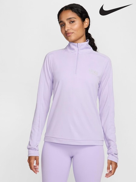 Lila - Nike Pacer Half Zip Long Sleeve Running Top (468017) | 35 €