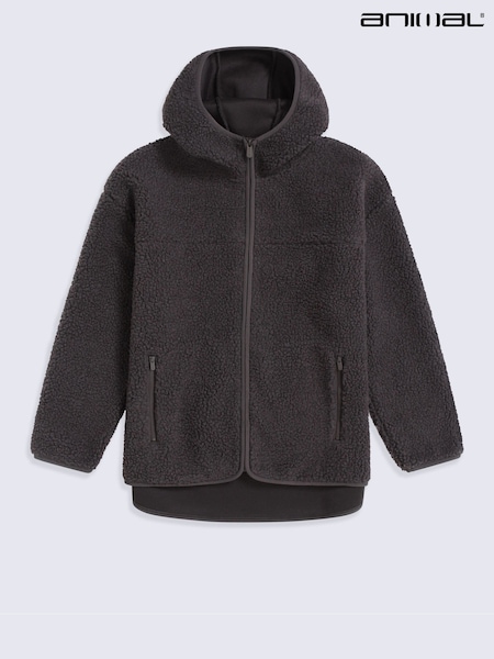 Brown - Animal Anna Full Zip Hoodie