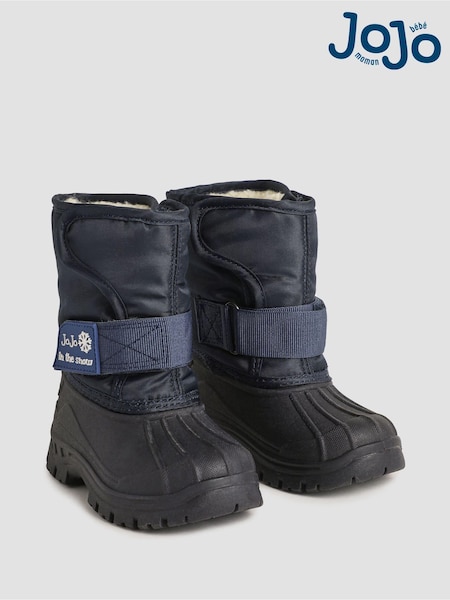 JoJo Maman Bébé Navy Alpine Snow Boots (468392) | €45 - €50