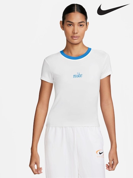 Nike White Chill Knit Logo T-Shirt (468481) | €21
