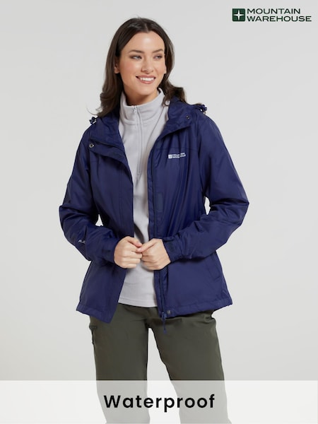 Mountain Warehouse Womens Blue Torrent Lightweight Waterproof Jacket (468574) | €69