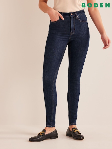 Темно-синий - Boden Mid Rise Skinny Jeans (468595) | €54
