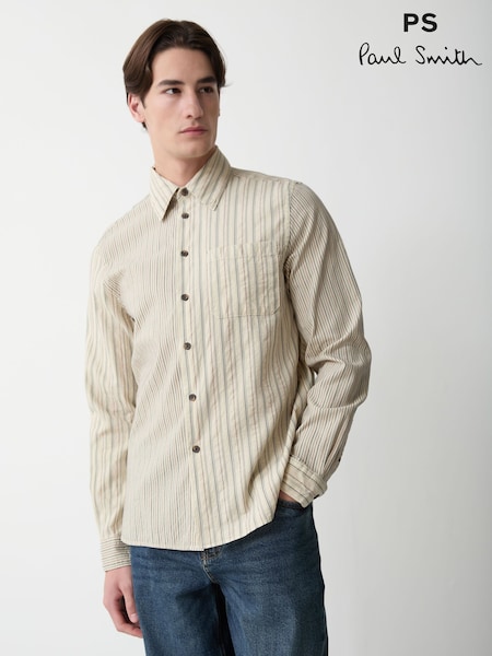 Alb - Regular Ps Paul Smith Block Stripe Regular Fit Shirt
