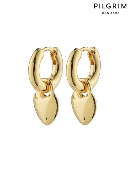 PILGRIM Gold SOPHIA Heart Hoops (468791) | €43