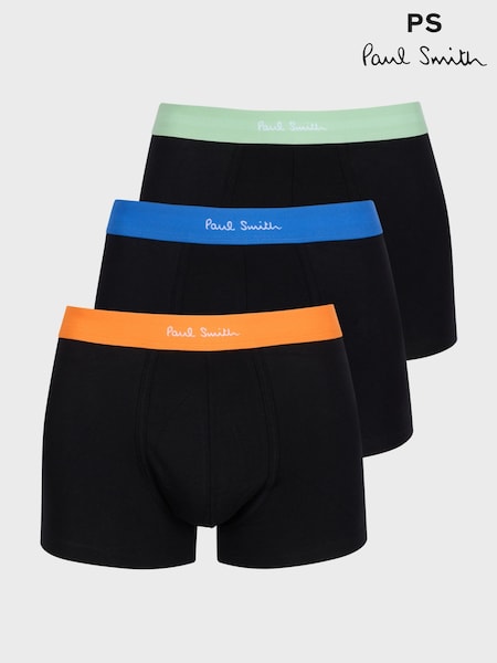 Қара - Regular Ps Paul Smith Bold Waistband Boxers 3 Pack