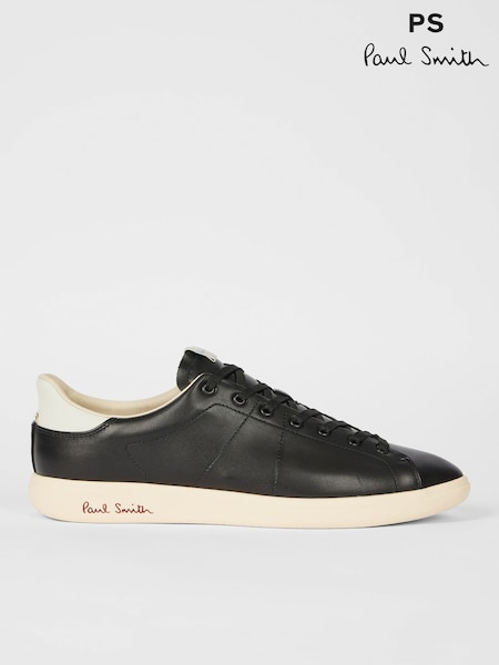 Black - Regular Ps Paul Smith Chip Premium Leather Trainers