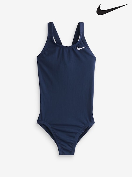 Темно-синий - Nike Hydrastrong Solid Swimsuit (469328) | €36