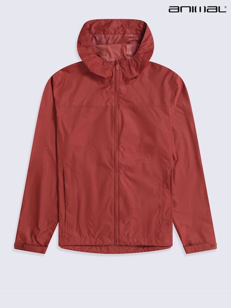 Naranja - Regular Animal Swerve Lightweight Waterproof Jacket