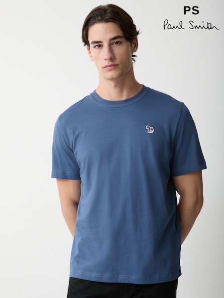 Slate Sininen - Regular Paul Smith Zebra Logo T-shirt