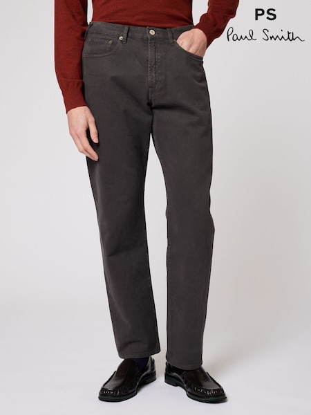 Grå - Regular Paul Smith Relaxed Tapered Fit Trousers