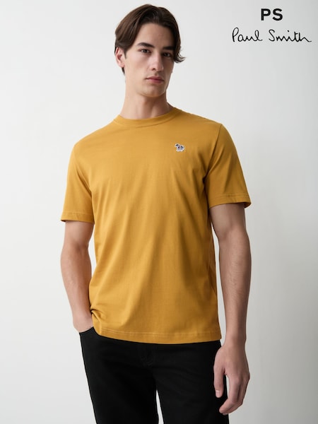 Μουσταρδί - Regular Paul Smith Zebra Logo T-shirt