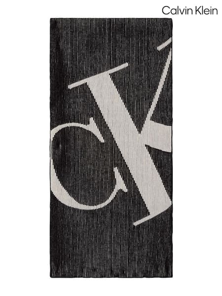 Schwarz - Regular Calvin Klein Graphic Logo Scarf