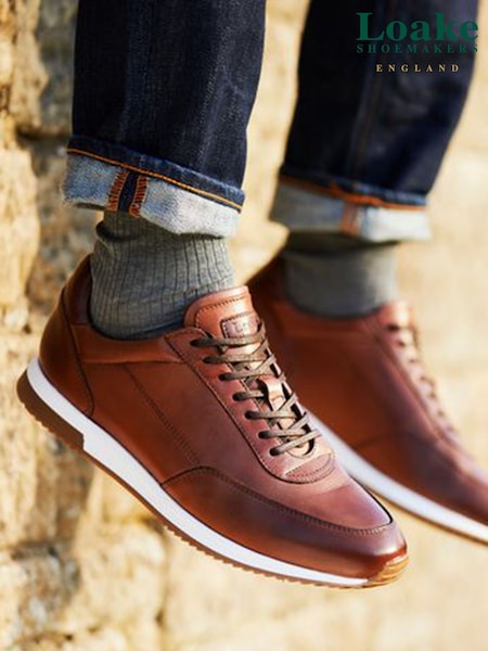 Kellanruskea Ruskea - Loake Bannister Leather Trainers (471990) | €268