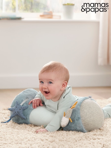 Mamas & Papas Blue Welcome To The World Tummy Time Roll (472994) | €40