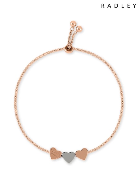 Radley 18ct Rose Gold Plated Love Heart Bracelet (473964) | €36