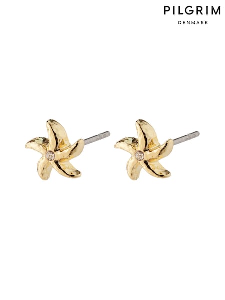 PILGRIM Gold Oakley Recycled Starfish Earrings (474028) | €25