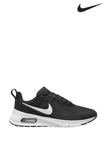 Nike Black/White Air Max Nuaxis Trainers (474598) | €129