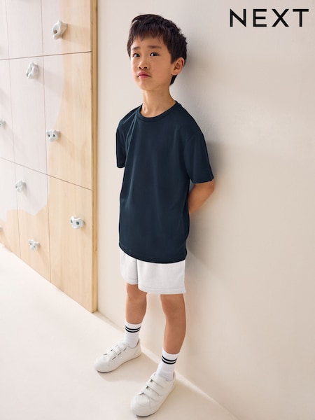 White Single Sports Shorts (3-16yrs) (474609) | 15 QAR - 45 QAR