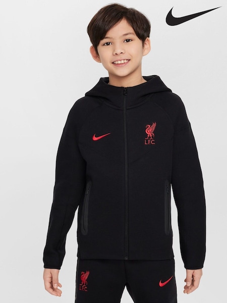 Nike Black Liverpool FC Tech Fleece Zip Through Hoodie (474647) | €83