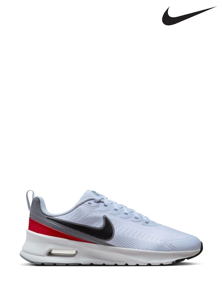 Nike Football Grey/White Air Max Nuaxis Trainers (475205) | €53