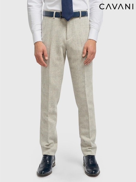 Серый - Regular Cavani Thomas Tweed Suit Trousers