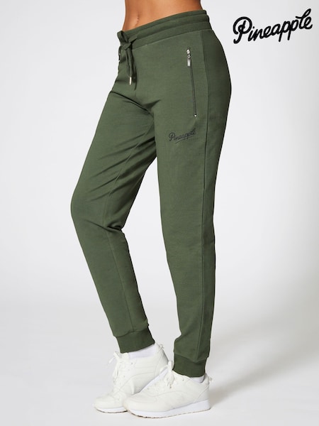 Vihreä - Pineapple Skinny Zip Verryttelyhousut (476078) | €54