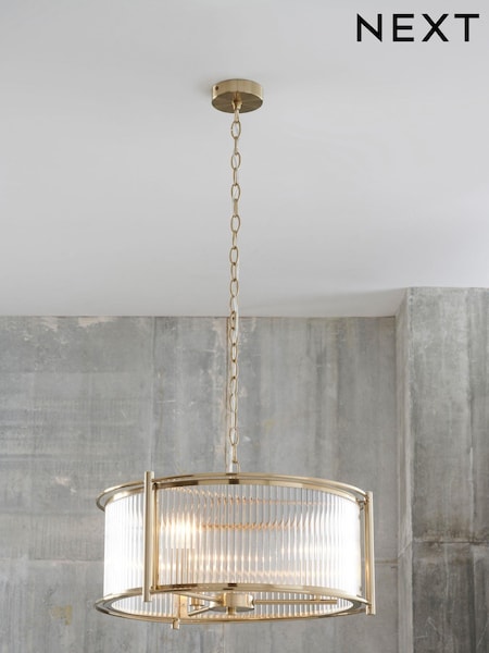 Brass Hertford 3 Light Chandelier Light (476166) | €245