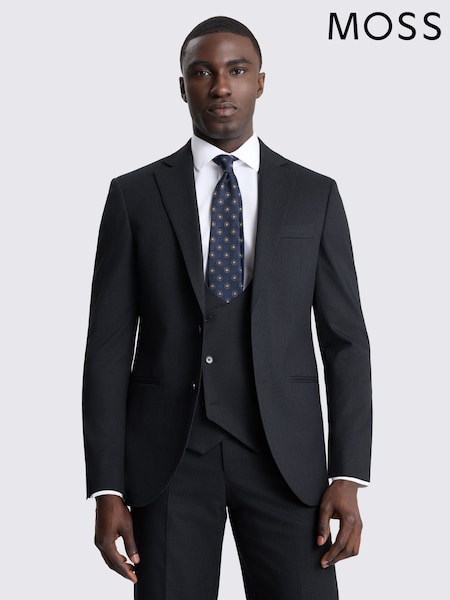 Tumši zils - Regular Moss Tailored Fit Puppytooth Suit Jacket