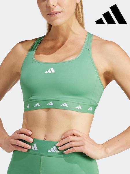 adidas Green Medium Techfit Support Bra (476398) | €21