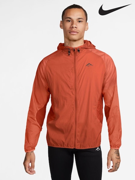 Portocaliu - Nike Trail Aireez Pentru alergat Jachetă (477119) | 417 LEI