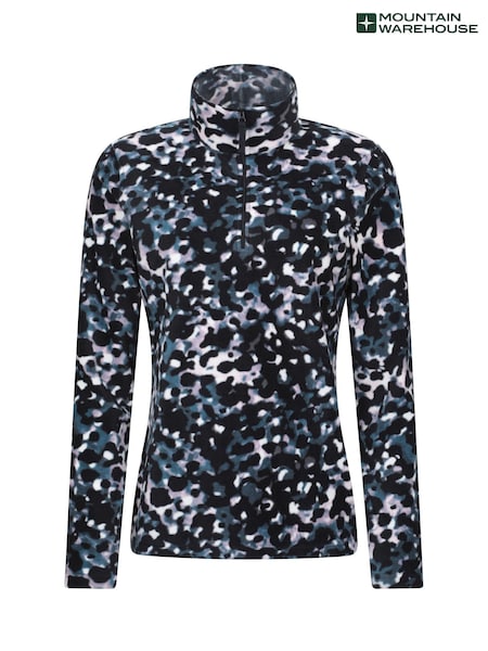 Blue - Mountain Warehouse Camber Half Zip Fleece