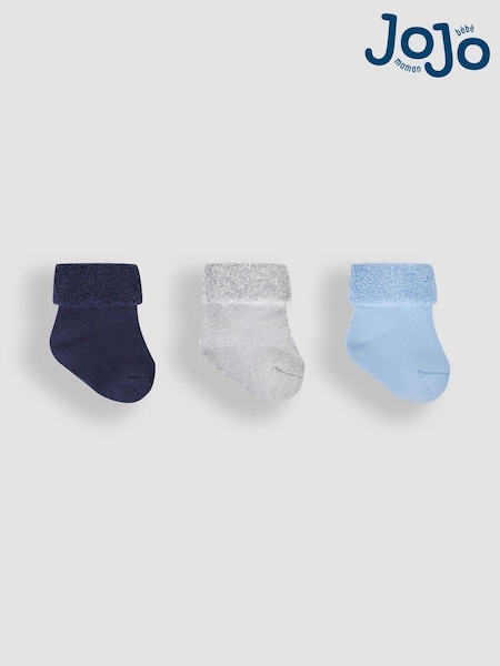 Azul marino - JoJo Maman Bébé 3-Pack Baby Socks (477431) | 8 €