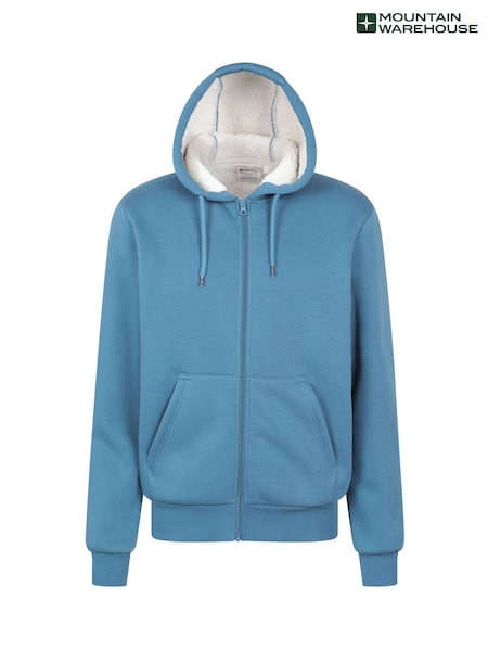 নীল - Regular Mountain Warehouse Dalton Borg Lined Hoodie