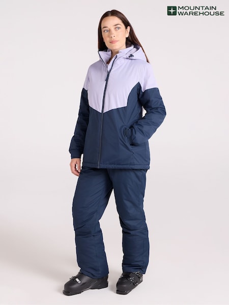 أزرق - Mountain Warehouse Ski Jacket & Trousers Set