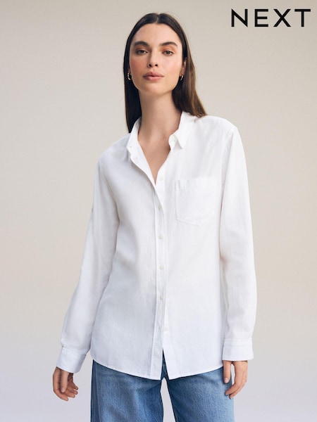 Blanc - Casual Boyfriend 100% Coton Chemises de nuit (479128) | € 9