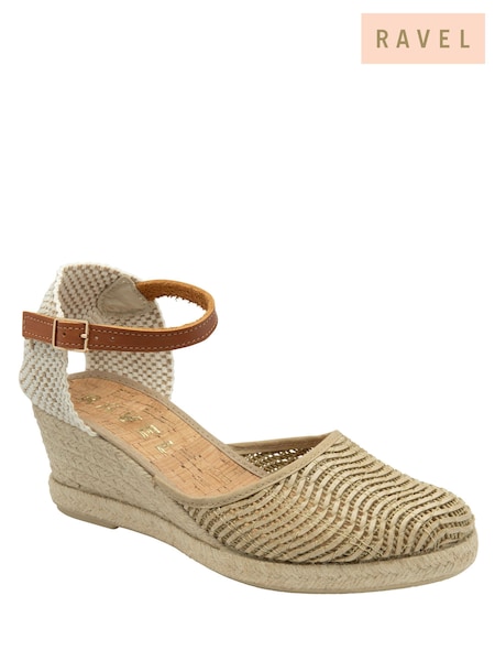 Ravel Cream Woven Espadrilles On A Rope Unit Sandals (479544) | €27