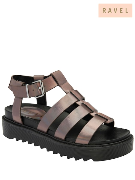 برّاق - Ravel Fisherman Sandals On a Flatform Wedge Unit (480002) | ‏291 د.إ.‏
