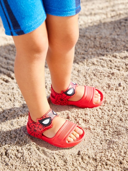 Red Marvel® Spider-man Pool Sliders (480282) | 35 QAR - 44 QAR