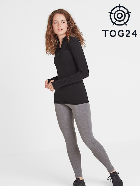 Musta - Tog 24 Snowdon Thermal vetoketjullinen T-paita (480385) | €50