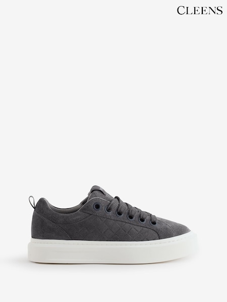 Grey - Regular Cleens Ace Trainers