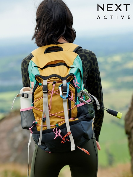 Oranžová s farebným dielom - Next Active Sports 30l Hiking Bag With Waterproof Cover (481559) | €65