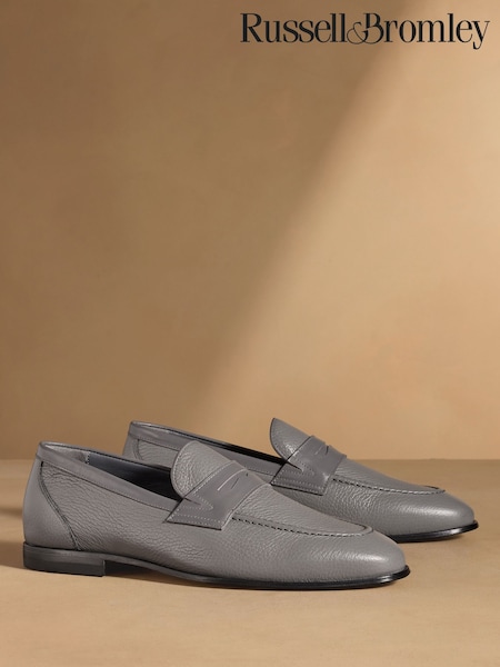 ប្រផេះ - Regular Russell & Bromley Skelton Saddle Loafers