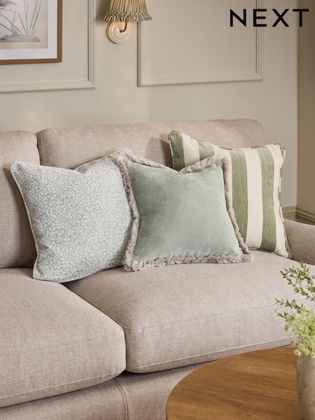 Set Of 3 Cushions With Inserts