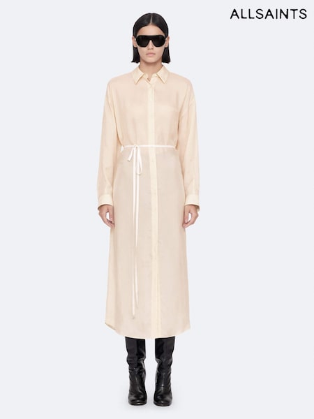 Ağ - Allsaints Yurra Dress