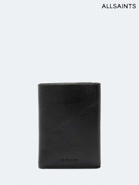 Black - Regular Allsaints Axis Bifold Wallet