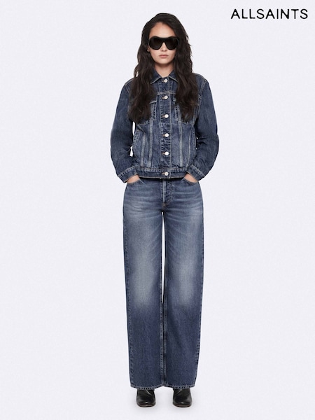 Blue - Allsaints Cohen Reg Straight Jeans